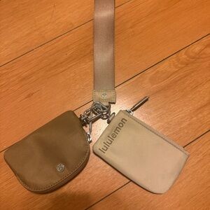 Lululemon Dual Pouch Wristlet - Allspice/Trench